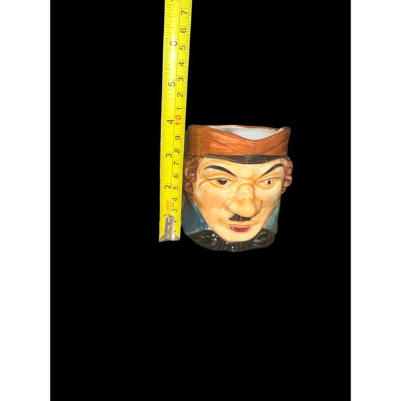 Vintage Made In Japan Pirate Mug/Pitcher Man With Mustache, Vintage Glassware - Picture 5 of 9